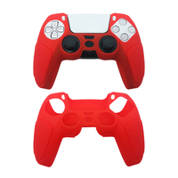 Coque de protection en silicone antidérapante avec protection contre les chutes et la poussière pour manette PS5 Dualsense, compatible avec la charge