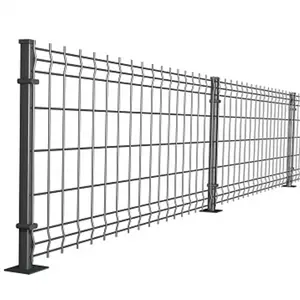 网线栅栏面板Nylofor焊接栅栏金属配件刚性面板耦合器双薄片3D栅栏