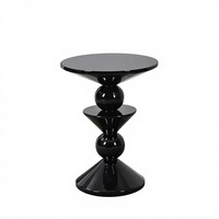 Petite table en plastique minimaliste mobile, de style nordique, inspirée d'Instagram, tendance et créative, élégante table de chevet