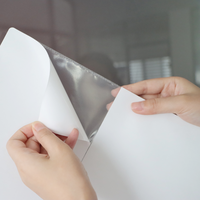 Pochettes autocollantes pour cartes, pochettes pour cartes à plastifier à froid, pas besoin de plastifieuse, pochette protectrice transparente, imperméable et anti-rayures