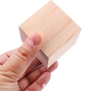 Wooden <b>Building</b> Blocks Pine Wood Cubes For Children Early Education Construction Toy 2 To 4 Years Unisex Craft DIY <b>Model</b> Set - Product Image 3
