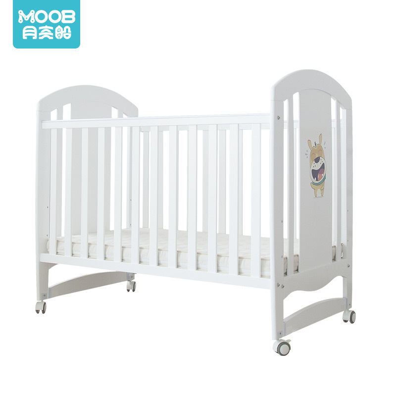 Modern European Wooden Baby Crib – Multi-Function Convertible Cot - View 6