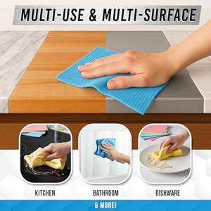 Paños de Cocina Suecos Biodegradables Impresos Personalizados para Limpieza de Cocina, Proveedor Mayorista de Paños de Cocina Suecos Reutilizables - Product Image 5