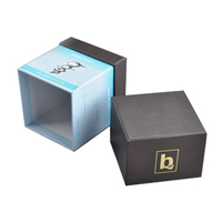 Boîtes télescopiques en carton rigide pour impression couleur avec doublure en éponge, emballage personnalisé fait main pour parfums et cosmétiques