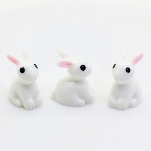 100pcs 3D Mini Coniglio Animale In Miniatura Fata Decorazione del Giardino di Casa di Bambola Terrario Decorazione Ornamento Giocattoli Micro Paesaggio Ornamento - Product Image 4