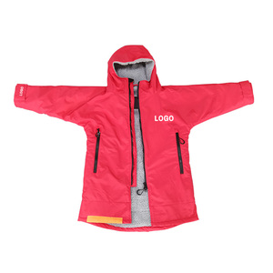 <span class=keywords><strong>Bata</strong></span> de Cambio para Niños con Capucha, <span class=keywords><strong>Impermeable</strong></span>, de Nailon Liso, con Logotipo Personalizado, para Surf y Natación, con Características de Secado Rápido y Mantenimiento del Calor - Product Image 6