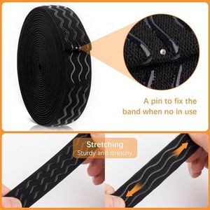 Fabricant en gros de bandes adhésives en nylon à double face, antidérapantes, écologiques, résistantes à la chaleur, avec fermeture auto-agrippante, élastiques - Product Image 2