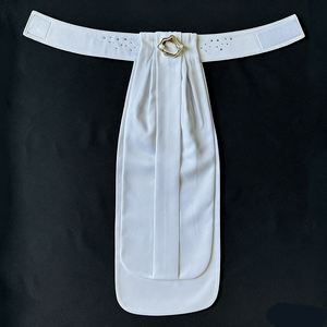 ربطة عنق بيضاء للفروسية للبالغين، مزيج قطني لركوب الخيل، مقاسات S و <span class=keywords><strong>M</strong></span>، 10 أنماط كلاسيكية، متوفرة للبيع بالجملة - Product Image 4