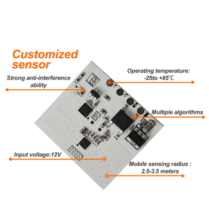 Módulo de Detección por <span class=keywords><strong>Radar</strong></span> de Microondas de Corto Alcance de 10 GHz, Puede Elegir entre Dos Modos de Funcionamiento: Detección de Movimiento Humano y Detección de Gestos - Product Image 1