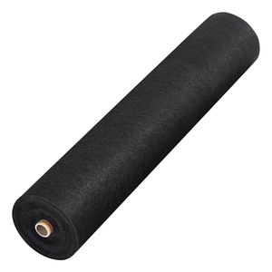 Tissu géotextile non tissé en polypropylène 0,72 mm-2,4 mm noir pour la protection des cours, des routes et des travaux d'ingénierie civile - Product Image 1
