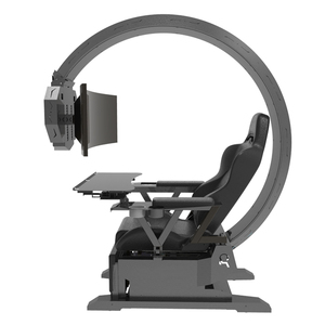 <span class=keywords><strong>Chaise</strong></span> de cockpit de jeu E-sports avec éclairage LED RGB, vérin à gaz 4 positions, fonction massage, design relevable pour PC <span class=keywords><strong>gaming</strong></span> à trois moniteurs - Product Image 2