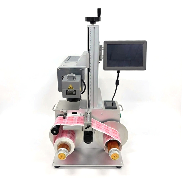 Roll to Roll Digital Label Printing Machine with Rewinder Machine Water Bottle Label Printing Machine Automatic Laser Marking
