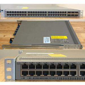 สวิตช์เครือข่ายกิกะบิตใหม่แกะกล่อง รุ่น Nexus 9000 ซีรีส์ N9K-C93108TC-FX รองรับ POE แบบ Stackable พร้อมฟังก์ชัน SNMP และ QoS รองรับ SFP และ PC - Product Image 2