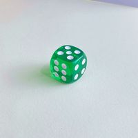 Dés de casino bleu sérialisé de 14mm et numéros de série assortis Lot de 5