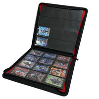 Organisateur de cartes Ultraman Advanced Game King Deluxe, grande capacité, avec fermeture éclair, en plastique recyclé, multifonction
