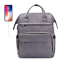 TINYATFashion femmes pochette d'ordinateur sac à main travail fourre-tout sac d'ordinateur Port de charge collège Bookbag sac à dos