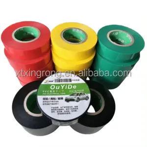 Chất kết dính cao PVC điện băng ống đồng với PVC chất lượng đáng tin cậy và giá cả hợp lý chống thấm nước chống cháy