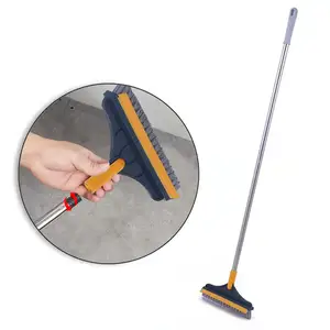 Floor Scrub Squeegee Brush 3 In 1 Cleaning Brushes Household Cleaning Sustainable 3 In1 Long Handle Cleaning Brush 1000pcs