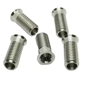 CNC hardware processing automatic lathe processing copper parts cold heading stainless steel non-standard screw guide parts