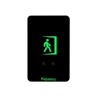 Nouveau bouton de sortie infrarouge sans contact intelligent 12V/24V IP35 pour contrôle d'accès, avec capteur LED Keysecurity et garantie de 2 ans