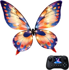 Drone papillon volant RC DWI Dowellin, jouet volant à ailes battantes bioniques avec contrôle assisté par capteur, lumières LED - Product Image 1