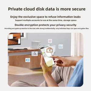 เซิร์ฟเวอร์จัดเก็บข้อมูลเครือข่าย Yanyue M76 แบบ 2 ช่อง สำหรับใช้ในบ้าน ระบบ <span class=keywords><strong>NAS</strong></span> คลาวด์ส่วนตัว พร้อมฟังก์ชันขยายพื้นที่จัดเก็บผ่านมือถือ แบบแร็ค พร้อมฮาร์ดดิสก์ในตัว - Product Image 2
