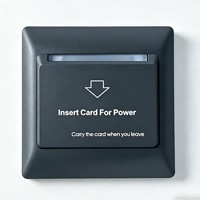 Interrupteur intelligent pour hôtel ABLE, économie d'énergie, max. 40A, plastique blanc, compatible avec toutes les cartes, 220V