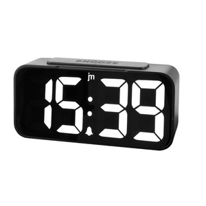Reloj Despertador Digital LED Negro JM LINE - Product Image 1