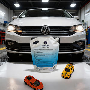 Sac à bec verseur en plastique PE blanc de 4 kg, impression en gravure, recyclable, portable, pour solution antigel, produits chimiques, essence - Product Image 6