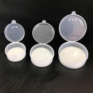 Boîte à appâts ronde transparente en plastique avec éponge pour la pêche, conteneur de stockage polyvalent portable pour vers vivants - Product Image 3