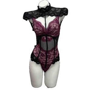 Manyu Nouvelle Lingerie Française Pure Désir, Body en Dentelle Transparente pour Femme Mature, Ensemble Sexy Uniforme 9705 - Product Image 5