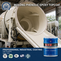 Finition époxy phénolique WOLONG haute température résistante aux acides pour l'intérieur des équipements chimiques et des machines lourdes