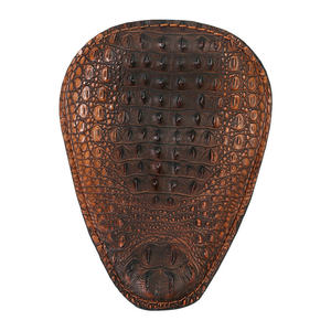 RACEPRO-Asiento de motocicleta delantero de cuero sintético con relieve de cocodrilo para Harley Chopper Bobber Sportster personalizado - Product Image 2