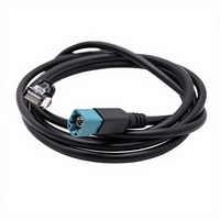 Connecteur femelle DOSIN Fakra Z Code Jack pour prise avec câble coaxial 1P RG316 pour système intelligent GPS automobile