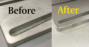 800mm PLC金属除去金属バーのプロ用自動研磨アルミニウムデバーリングブラッシングマシン - Product Image 5