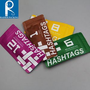 Bolsa de té de papel de aluminio autosellante personalizada, bolsa de órgano autoportante para embalaje e impresión de té - Product Image 2