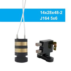 2 حلقة الانزلاق السلكية لأجزاء فرشاة القطن جامعي دوارة مجموعات 2 طرق حلقات موصلة - Product Image 5