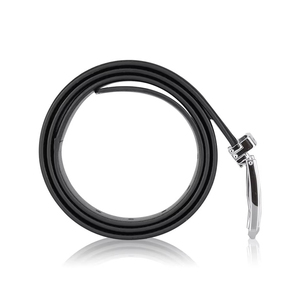 Cintura da Uomo all'Ingrosso con Fibbia ad Ardiglione in Nastro di Poliestere e Pelle PU con Fettuccia Intrecciata - Product Image 3