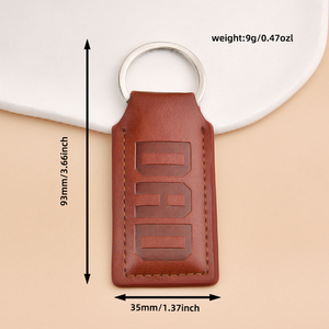 Vente chaude personnalisable <span class=keywords><strong>porte</strong></span>-clés en <span class=keywords><strong>cuir</strong></span> Pu <span class=keywords><strong>papa</strong></span> cadeau <span class=keywords><strong>porte</strong></span>-clés souvenir - Product Image 3