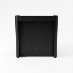 Retro‑Touched Solid Timber Bedside <b>Cupboard</b> With <b>Pull</b>‑Out Drawer for Domestic Bedroom Hotel Guest Room <b>Storage</b> Needs - Product Image 2