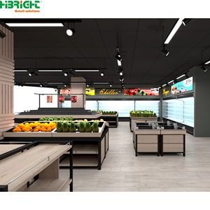 Highbright Flexible Full Supermarket Layout Designed Efficient Space Planning Store Fixture Service Solution Shop <b>Shelving</b> - Product Image 4