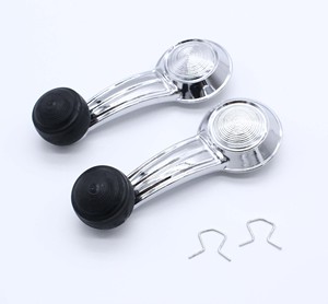 Juego de Manijas de Manivela para Ventanas de Puerta Cromadas para Pontiac, <span class=keywords><strong>Cadillac</strong></span>, Chevy, Olds, Buick 1732326 20348200 4472076 VA0067 - Product Image 1
