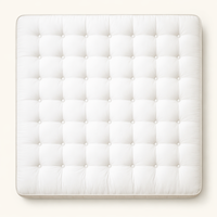 Matelas de luxe hybride artisanal en coton, lin, cachemire, poils de chameau et crin de cheval, ressorts ensachés, sans colle, qualité supérieure belge