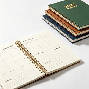 Carnet de notes/agenda A6 à 6 anneaux, personnalisable avec couverture imprimée, pour entreprise, prix d'usine, vente en gros - Product Image 1