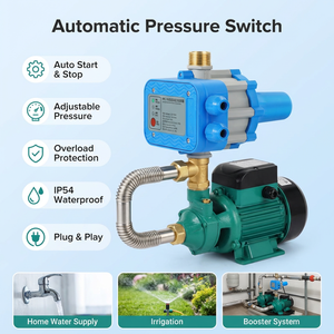 JNN EPC-1 1.1kw automatico regolabile <span class=keywords><strong>pressione</strong></span> pompa acqua 220V per elettrico on off controllo della <span class=keywords><strong>pressione</strong></span> idraulica Reset - Product Image 1