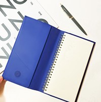 Nouveau design 2026 – Carnet à spirale en cuir PU à feuilles mobiles, avec élastique et porte-stylo, idéal pour la planification