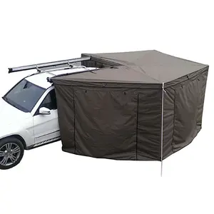 Ngoài Trời Xe Sun Shade Mái Hiên SUV Roof Top Tent Với Mái Hiên