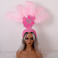 Coiffe décorative en plumes en gros pour femmes, idéale pour costumes de carnaval, soirées masquées, spectacles de danse et séances photo