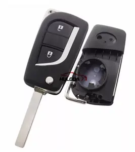 Clé de remplacement pour télécommande Toyota Corolla 2 boutons, coque pour télécommande