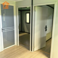 Maison conteneur extensible modulaire personnalisée, 2 chambres, toilettes, appartement préfabriqué, maisons écologiques en acier, villa rapide